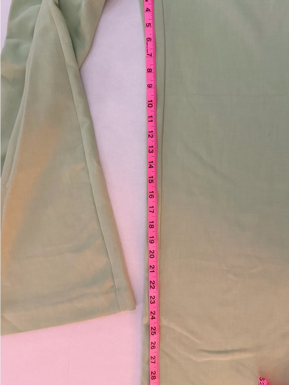 Maeve Classic High-Waist Wide-Leg Pants in Bright Pistachio Size 8 - Picture 5 of 11